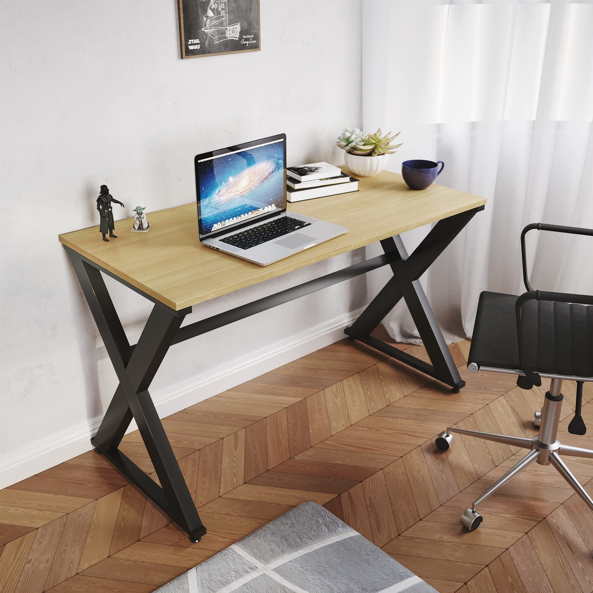 LAD Workspaces The X Table Engineered Wood Study Table, Laptop, Computer Table Desk for Home & Office (B08QW4JJWS) Amazon Price History, Amazon Price Tracker