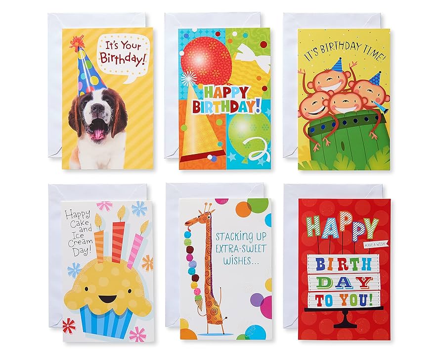amazon-com-american-greetings-kids-birthday-cards-bundle-12-count-american-greetings for Free Printable Personalized Birthday Cards Amazon.com: American Greetings Kids Birthday Cards Bundle (12-Count) : American Greetings for Free Printable Personalized Birthday Cards