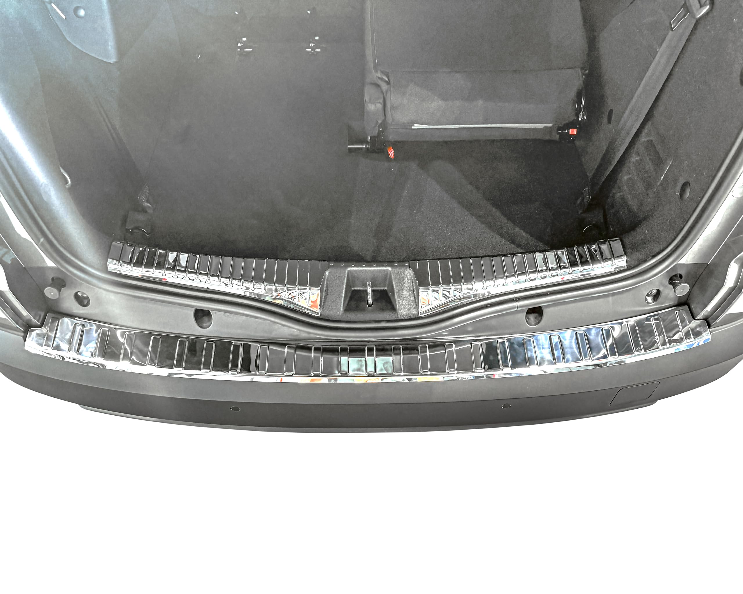 RECAMBO Juego de protectores de parachoques de acero inoxidable compatible con Dacia Jogger | año de fabricación a partir de 2021 - pulido brillante, aspecto cromado - estilo y protección para el