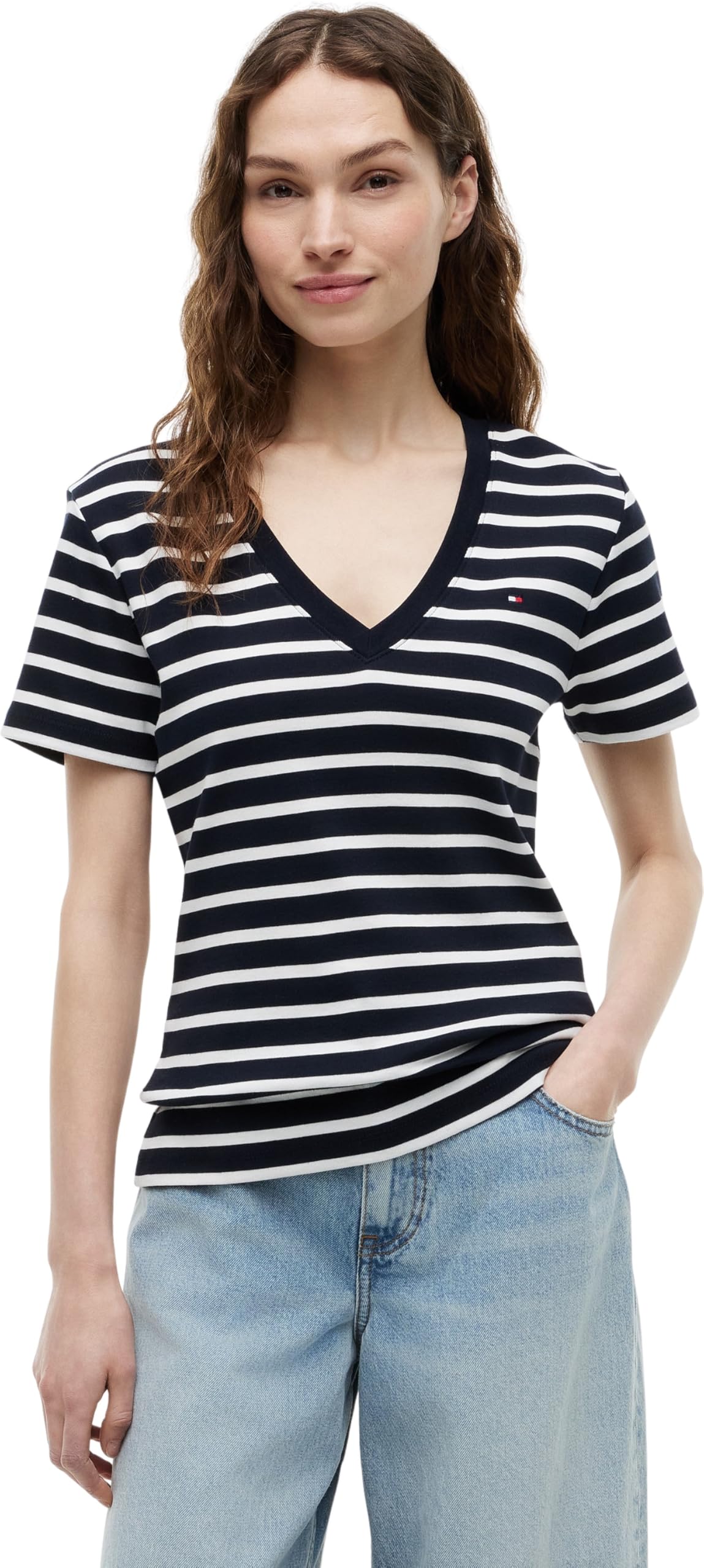 Tommy Hilfiger Slim V-Neck T-Shirt - Multi