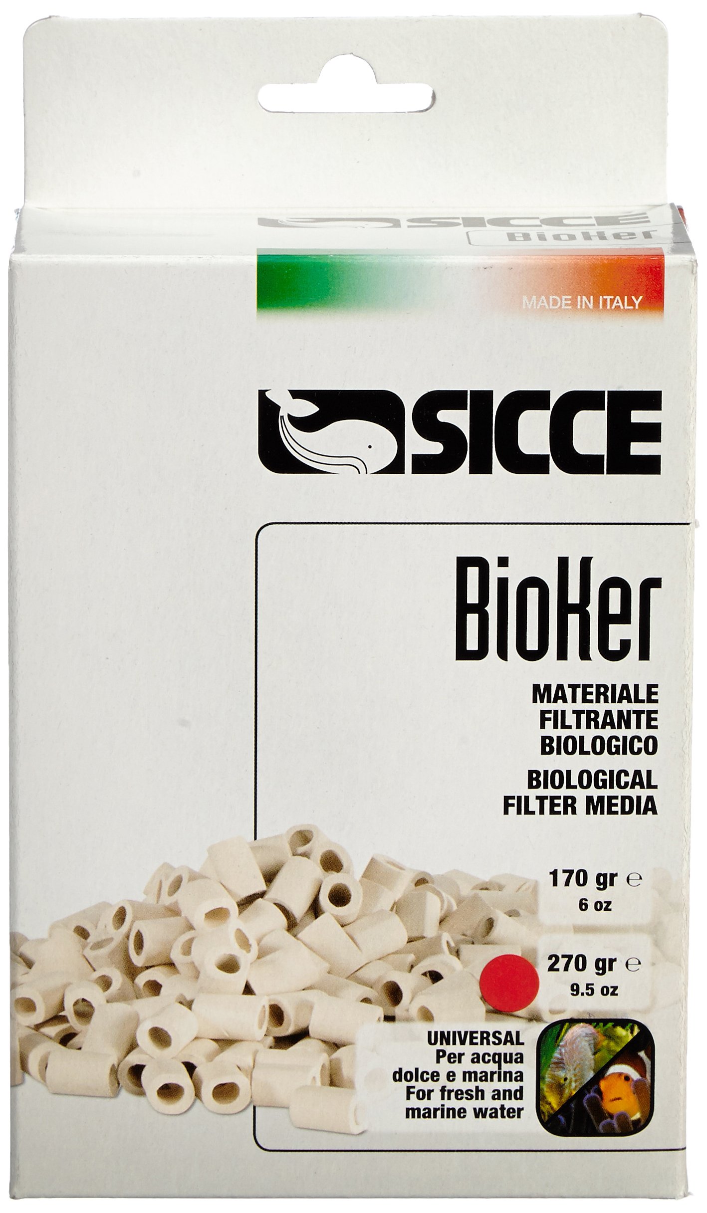 Eau trouble en aquarium ? Filtre matériau bioker Sicce 270g pour filtre Whale