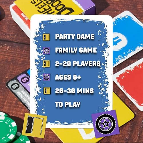Miniatura 2 de Format Games Juego de fiesta Wheels vs Doors - Divertido juego basado en discusiones en redes sociales, divertido juego familiar para niños y