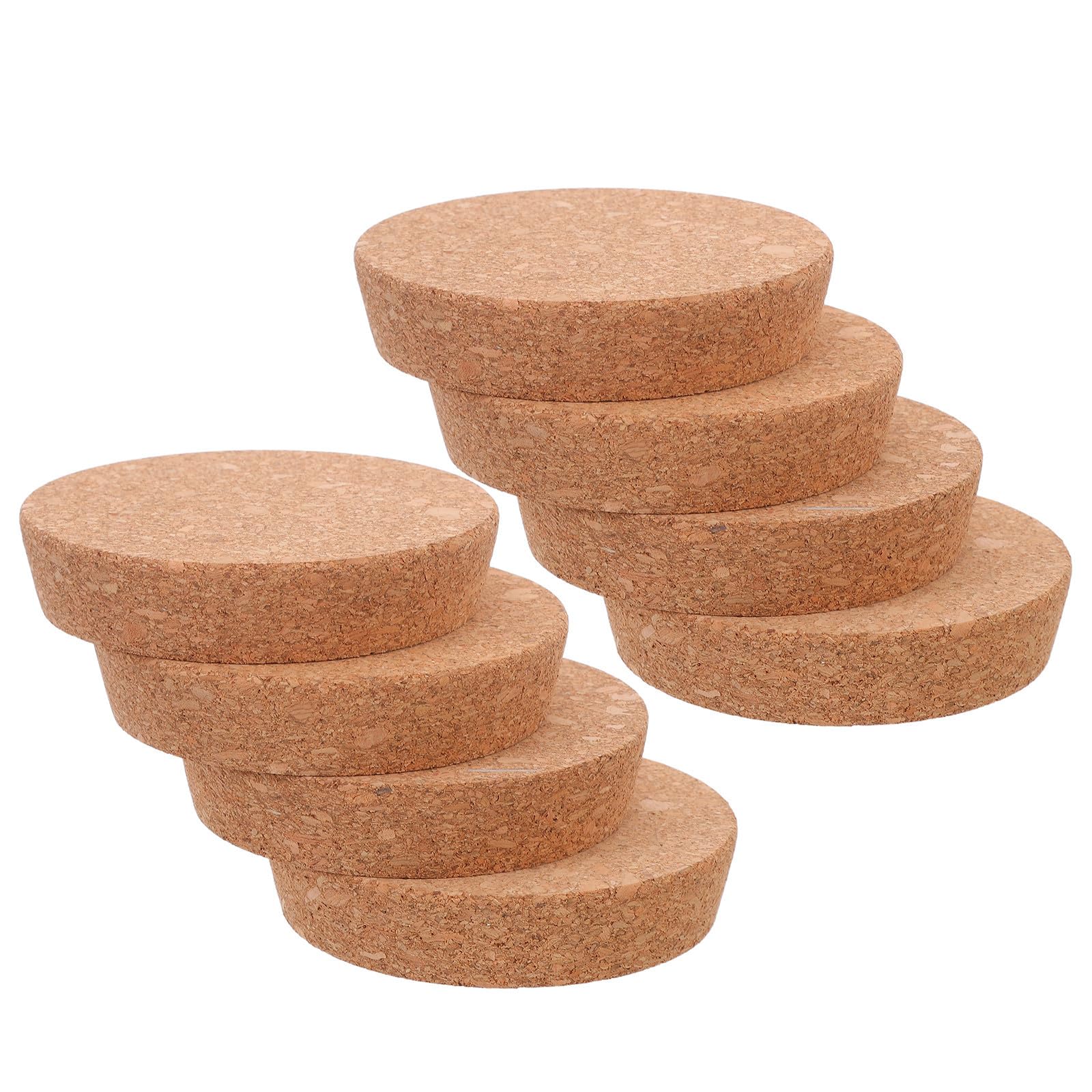Tapones de corcho cónicos para evitar fugas en botellas de vino y usar en manualidades