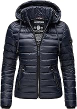 Navahoo Damen leichte Übergangsjacke Steppjacke mit Kapuze Lulana XS-XXL