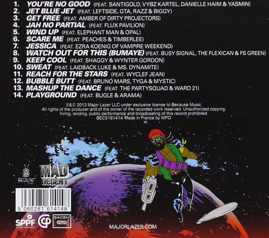 MAJOR LAZER FREE THE UNIVERSE 2LPレコード中古 Major Lazer Free The Universe レコード Major Lazer – Free