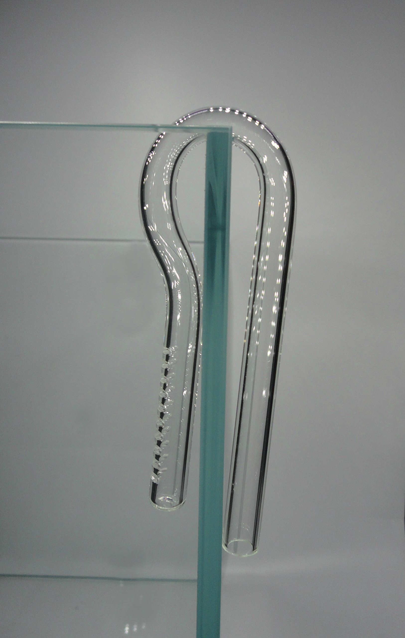 Glass Lily Pipe Mini Inflow Outflow Set 13mm für 12/16mm Schlauch - Nano Wasserpflanzen Tank Aquascaping