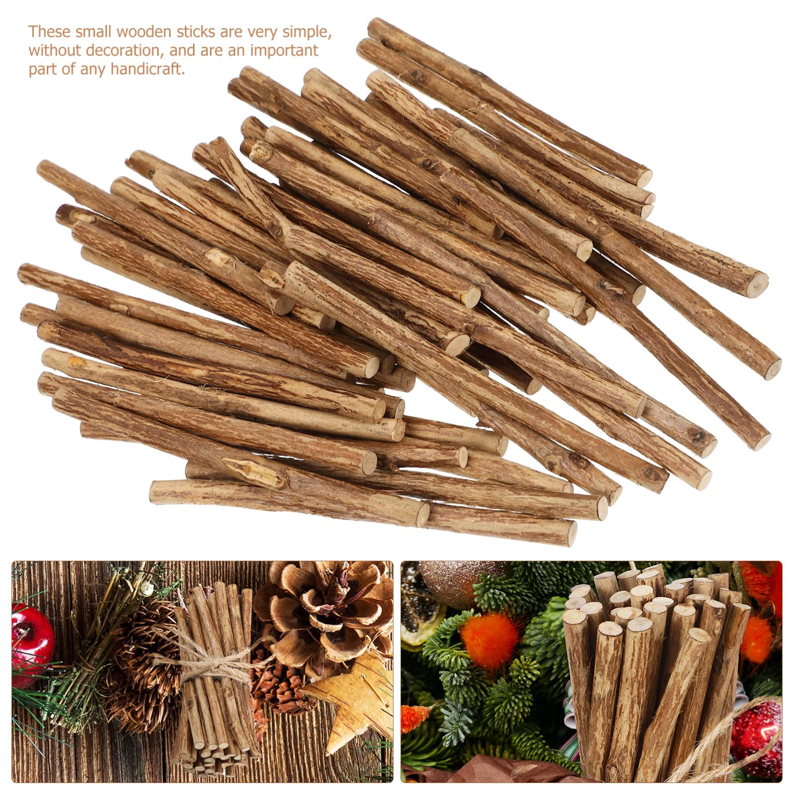 Uonlytech 4 Set Pz Legno Naturali Per Fai Da Te Decorazioni Per Casa Per Lavoretti Decorazioni Festive E Giocattoli 50 Pezzi * 4