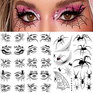 12 hojas de decoraciones de Halloween, deline...