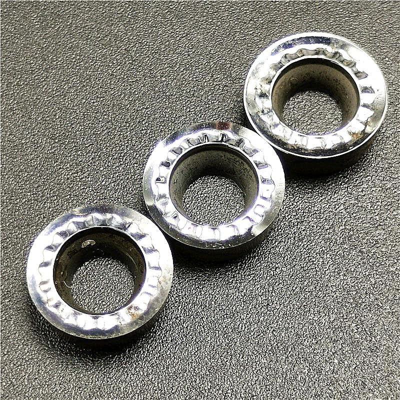 10 piezas de fresa de aleación de aluminio RCGT10T3 RCGT1204 AK H01, inserto de carburo de fresa de extremo indexable RCGT, herramienta de torneado de madera de carburo(RCGT10T3 AK H01)