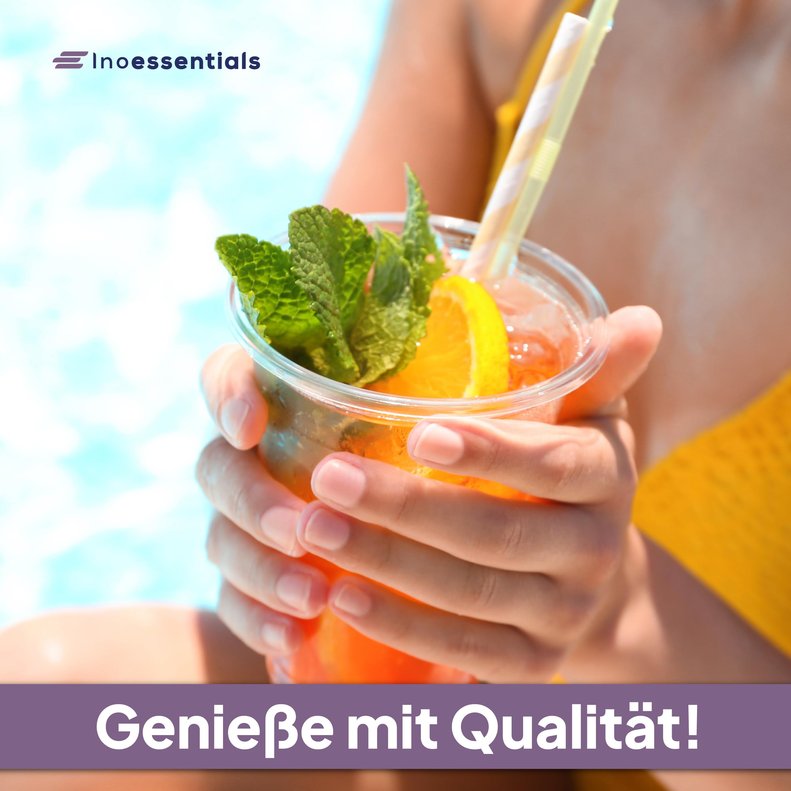 Inoverse 3000 Stk Plastikbecher 200 ml - Trinkbecher aus Kunststoff für Wasser, Softdrinks, Party, Büro, Catering & Veranstaltungen, Ausschankbecher
