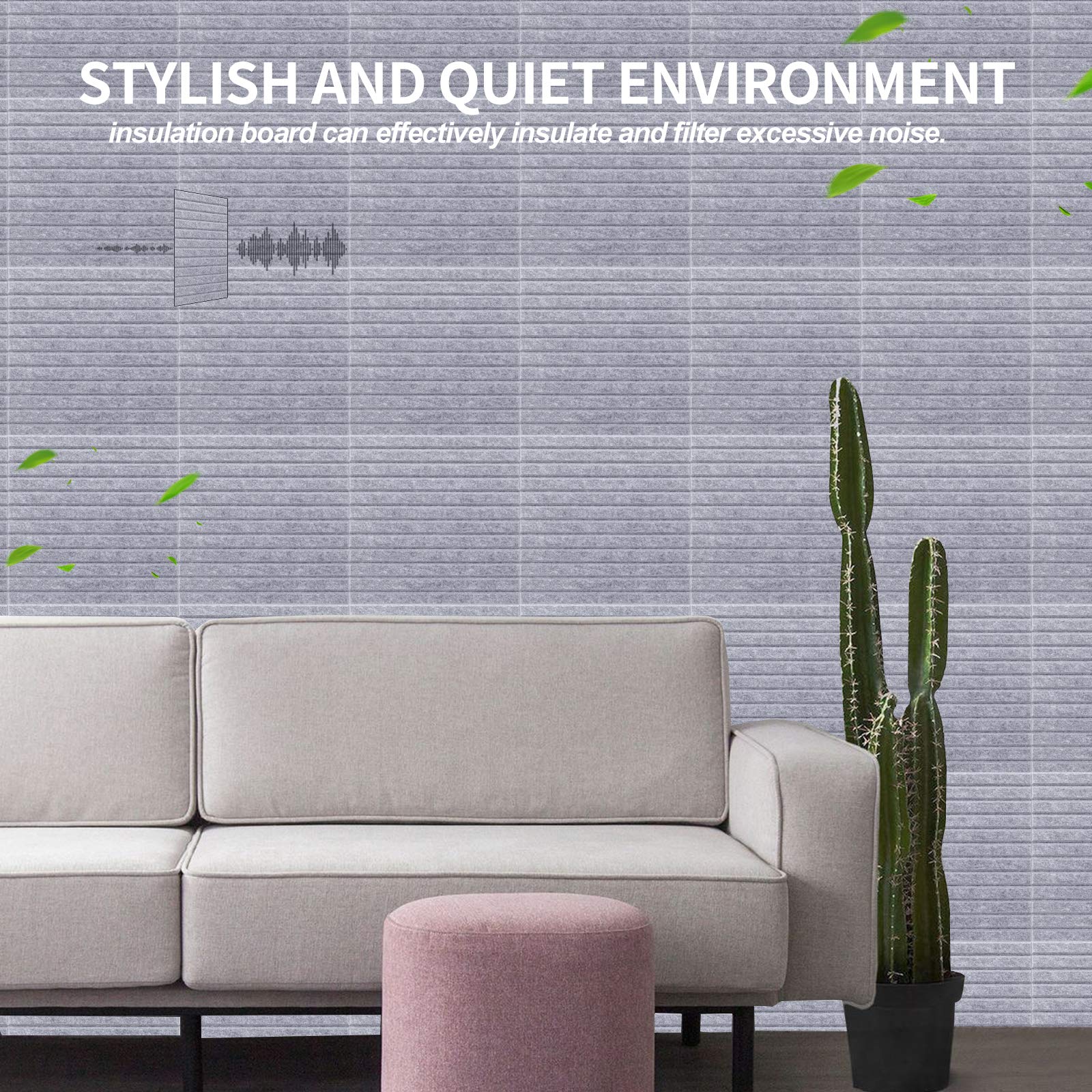16 paneles de pared insonorizados de grado profesional, paneles acústicos, paneles de sonido premium, mejor que la espuma, diseño de cuña, con adhesivo en la parte posterior, para tratamientos