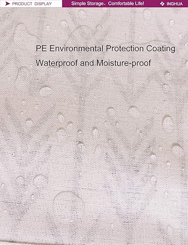 Miniatura 5 de INGHUA - Cesta de almacenamiento rectangular para juguetes, libros, ropa, regalos, mascotas, perfecto para el hogar, oficina, guardería, dormitorio,
