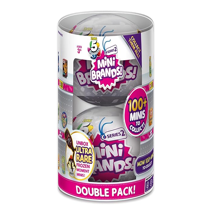 Buy 5 Surprise Mini Brands Series 2 Wave 2 Mystery Capsule Real