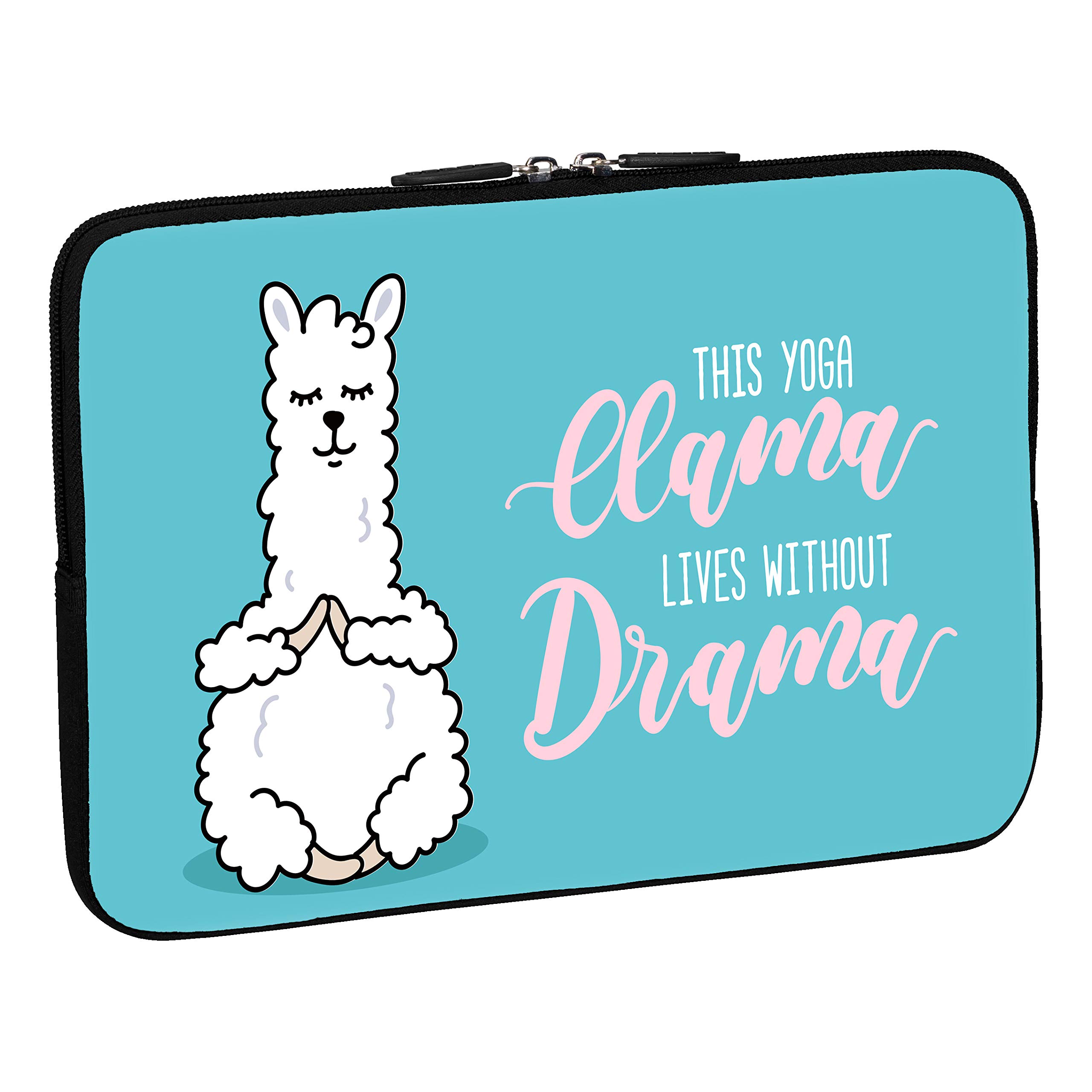 PEDEA Designer Protective Case for Laptops up to 13.3 Inches / 33.7 cm Yoga Llama
