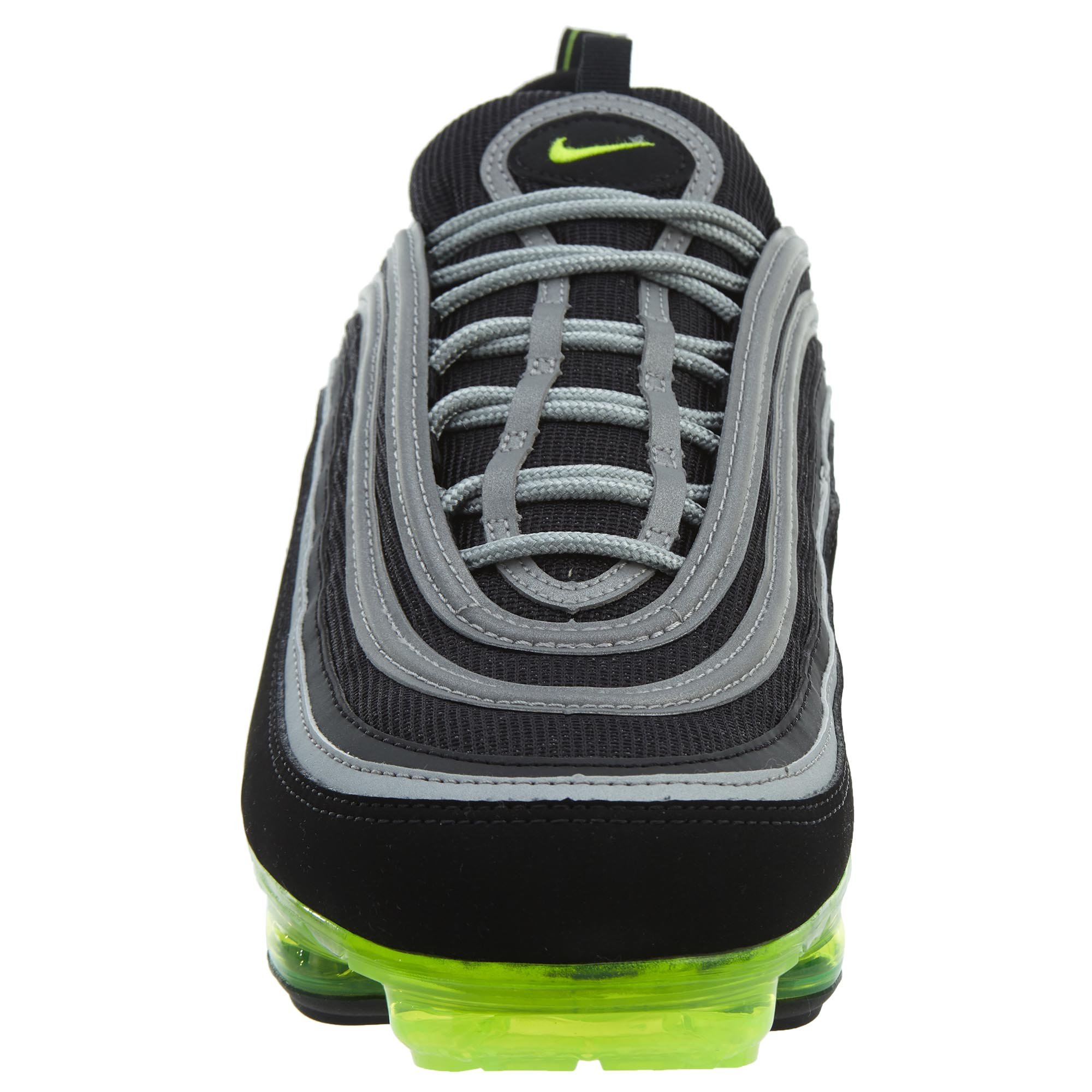 Nike Mens Vapormax 97japan Black Volt Silver Leather Size 8 