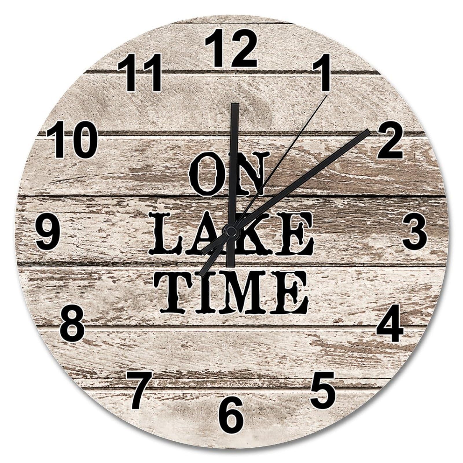 Horloge murale silencieuse sans tic-tac de 38cm grand format pour bureau