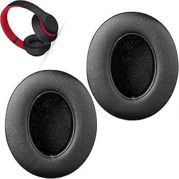 Beats Studio3 Wirelessぶらっく　新品イヤーパッド交換 Amazon.co.jp: Beats Studio3 Wireless用高適合性イヤーパッド