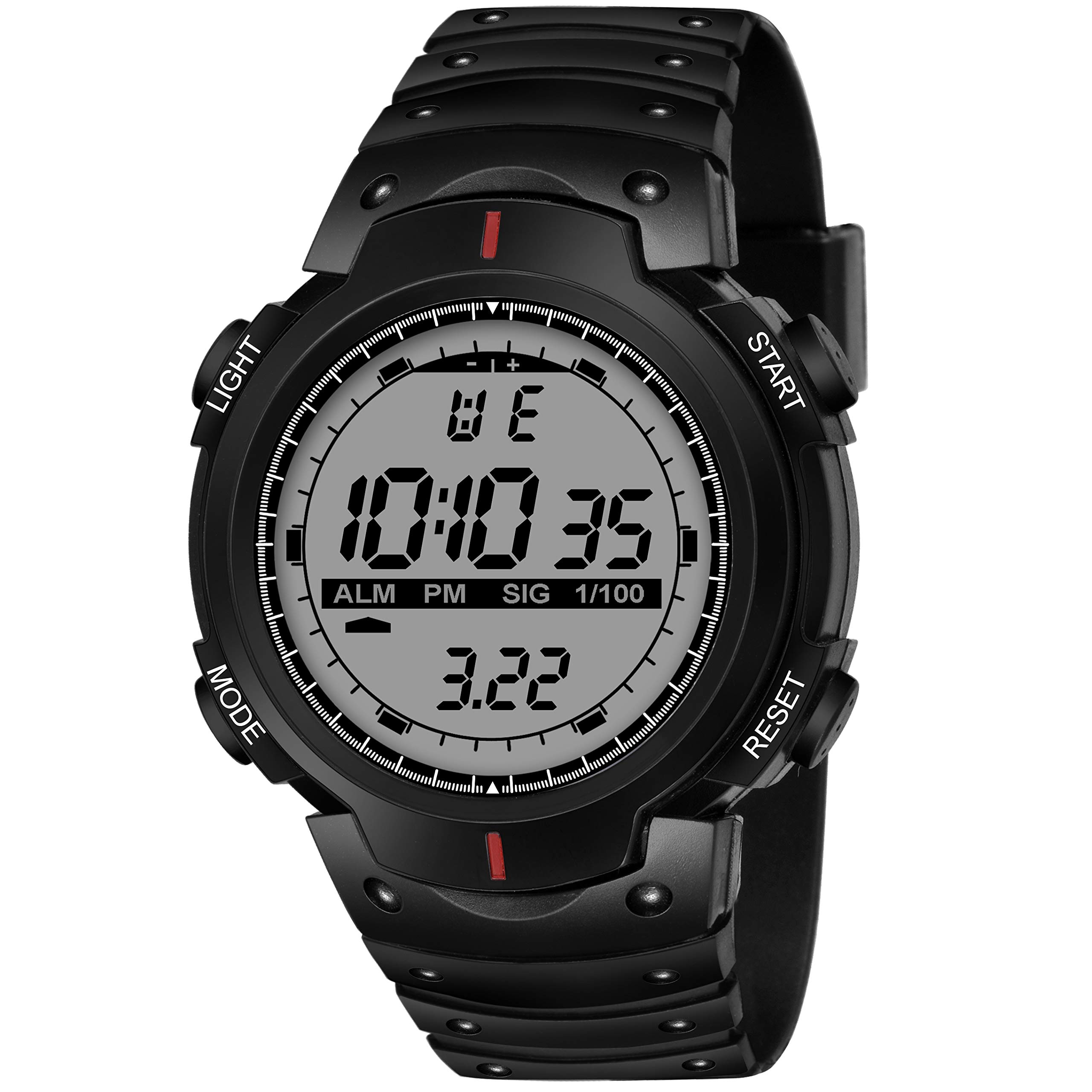 The Shopoholic Shockproof Multi-Functional Automatic Black Strap Waterproof Digital Sports Watch for Mens Kids Watch for Boys - Watch for Men (B08XJLLR4P) Amazon Price History, Amazon Price Tracker