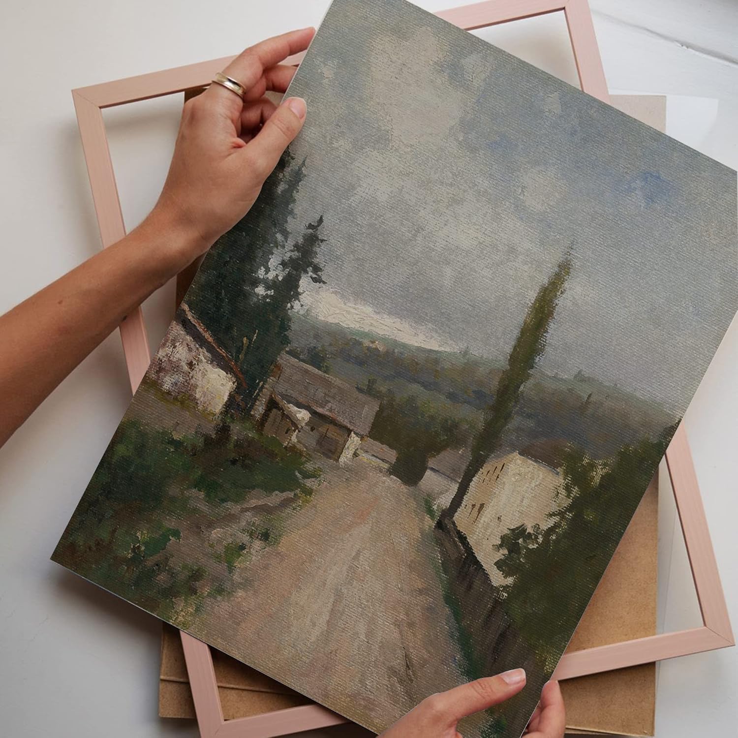 French Country Landscape Wall Art Set view 4