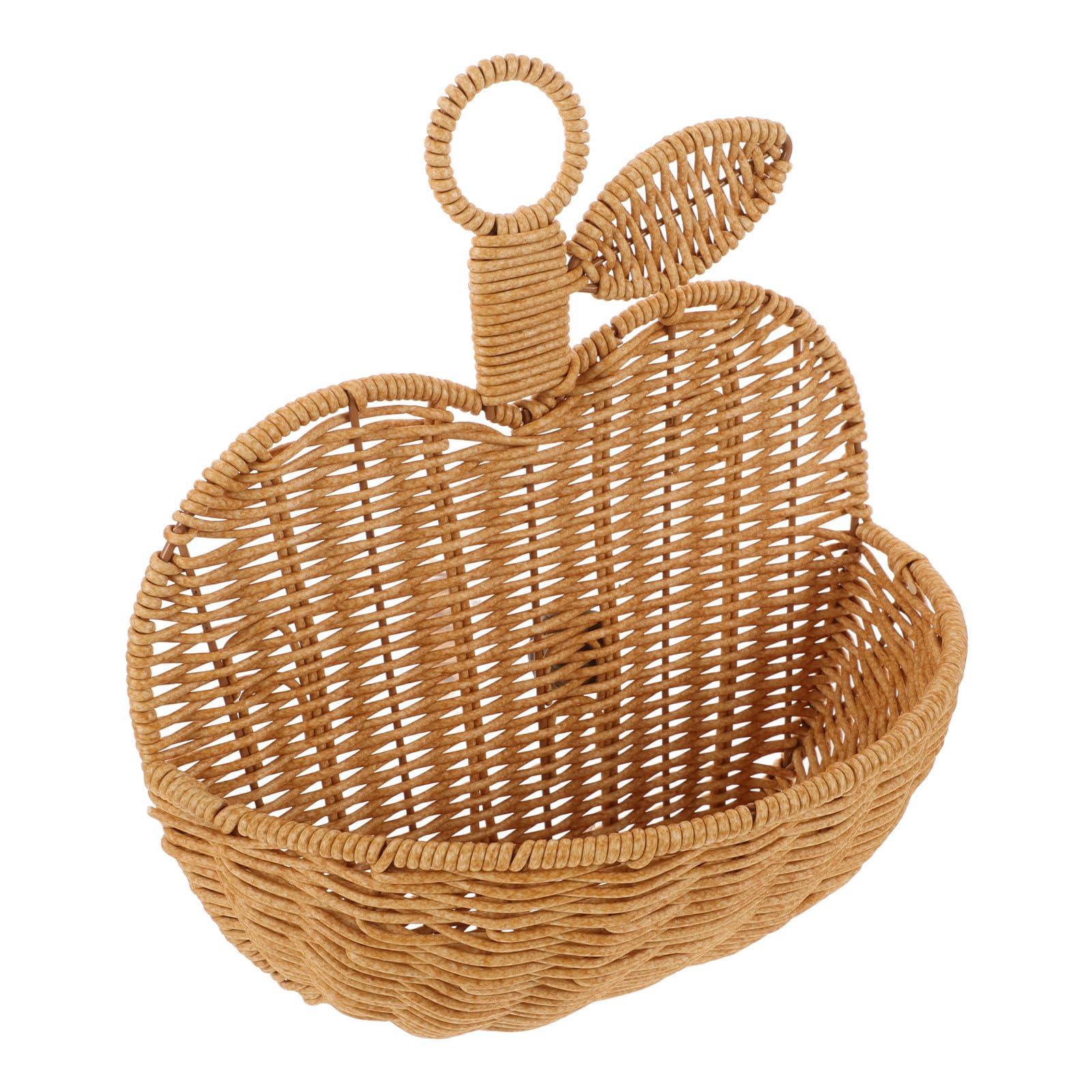 Cesta de manzana tejida para decorar tu cocina rural y rústica