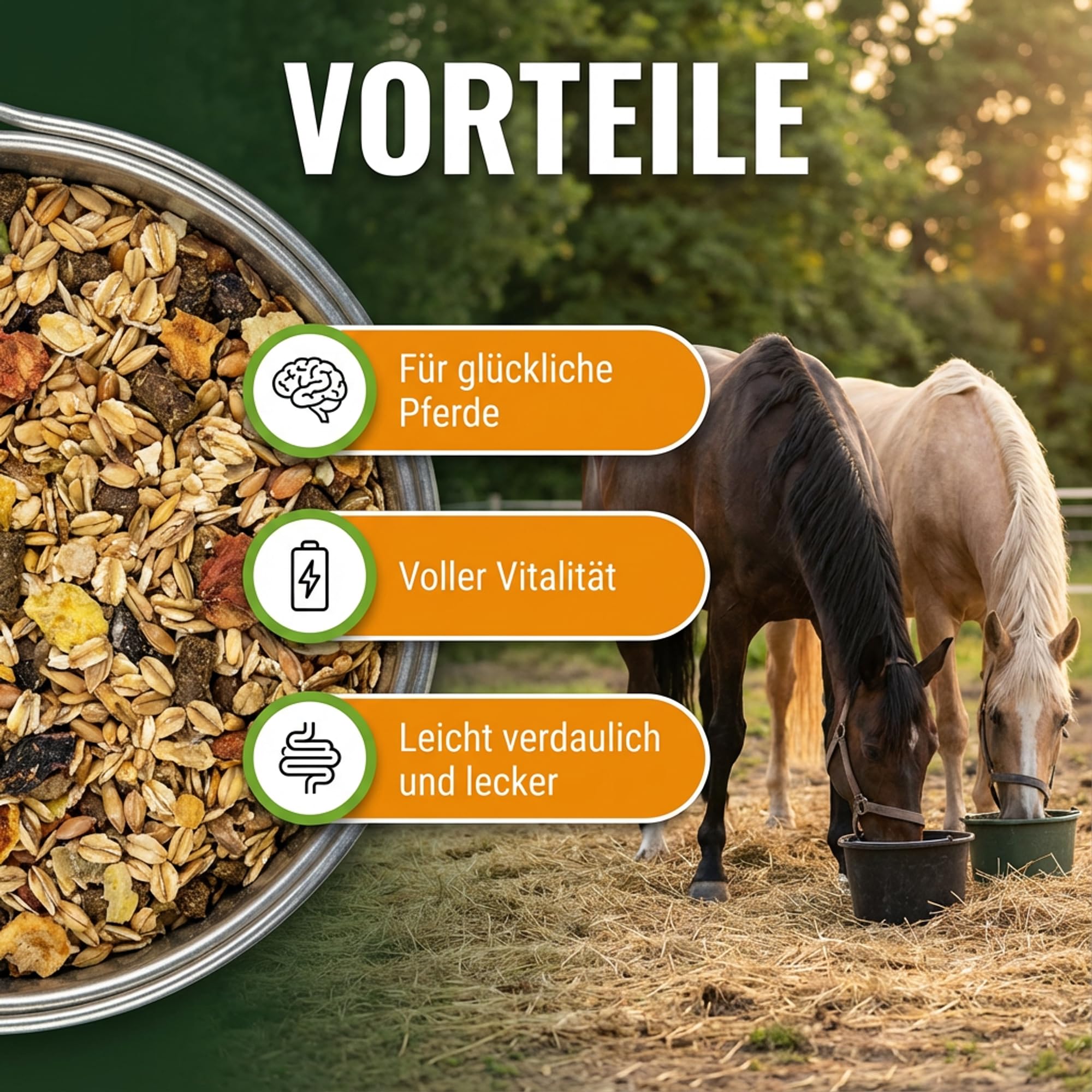 St. Hippolyt SemperMin muesli 15 kg + St Hippolyt Lobs - Cubo di ricompensa, 2 x 1 kg, in confezione regalo