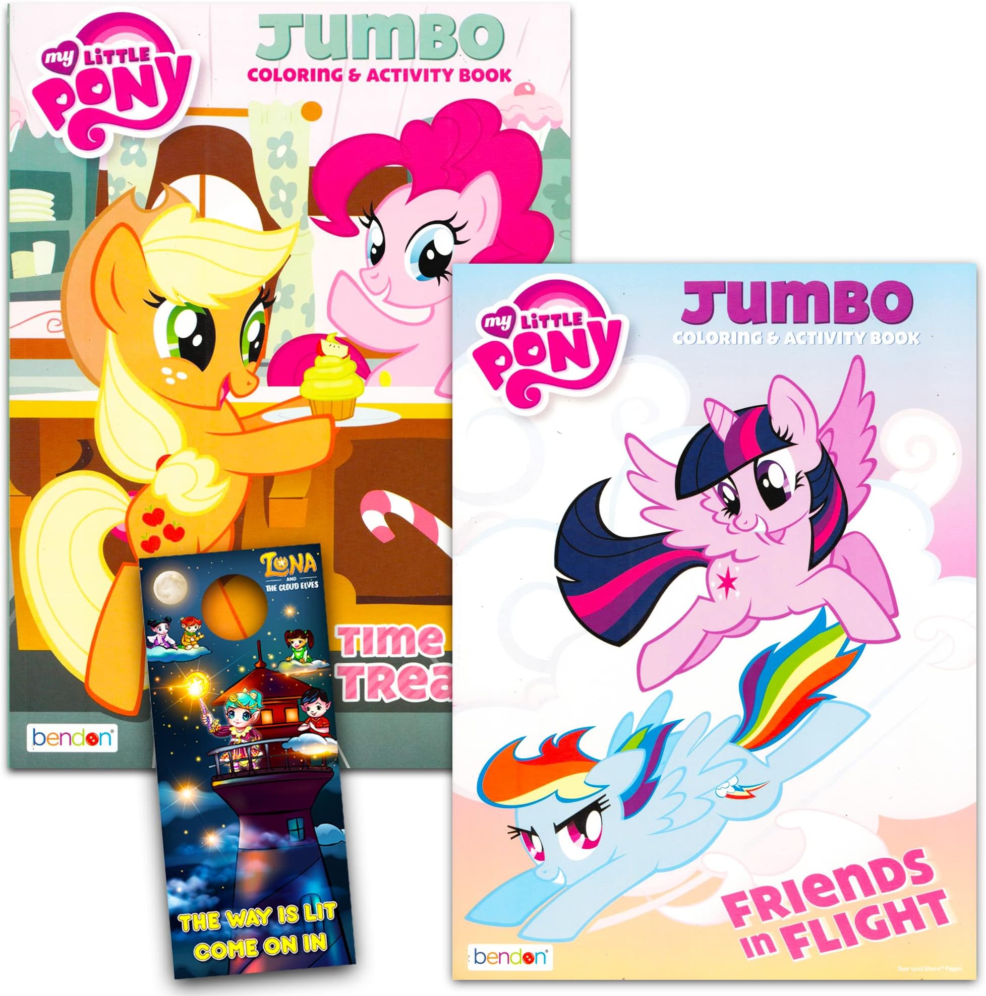 My Little Pony Jumbo Coloring and Activity Book 96 Pages 2pk by Bendon Publishing Intl