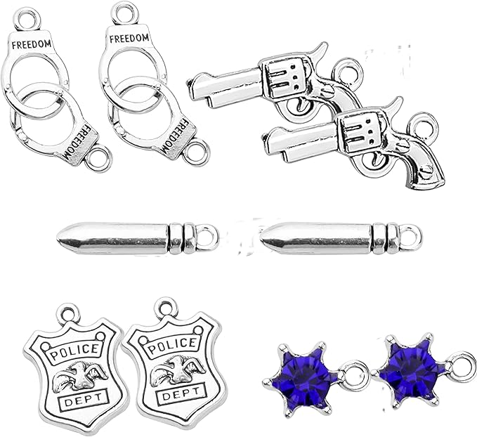 AKTAP Thine Blue Line Police Jewelry for Policeman Police Officer DIY Police Dept