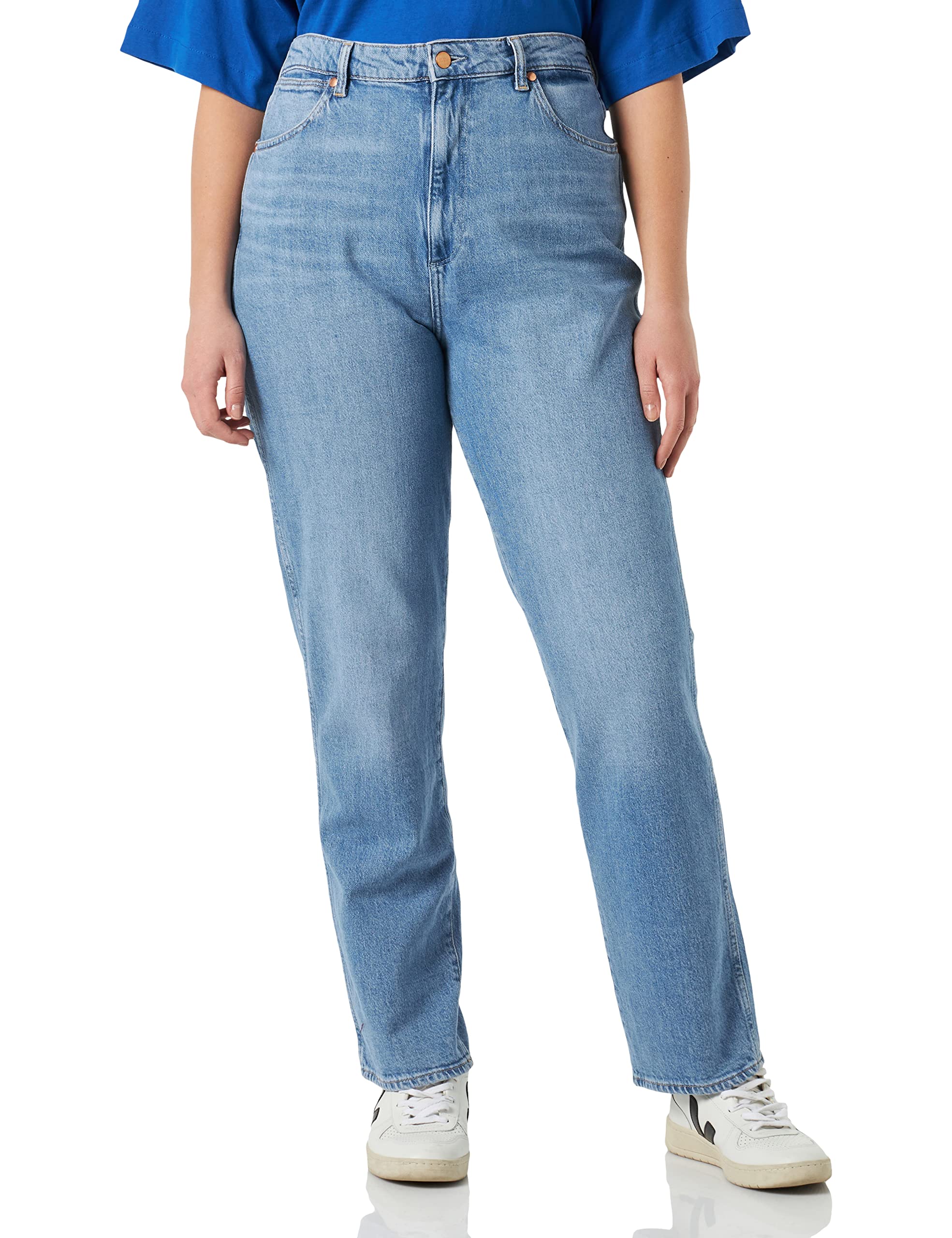 Wrangler Mom Straight - Dżins Kobiety