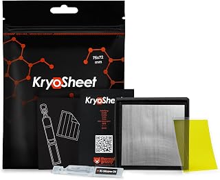 Thermal Grizzly KryoSheet (75x72x0.2mm) – Ultra High Thermal Conductivity Graphene Thermal Pad – Perfect Alternative for Thermal Paste on AMD EPYC CPUs – Made in Sweden