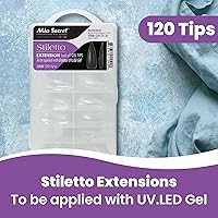 Vista 4 de Mia Secret Puntas de extensión de gel (Stiletto)