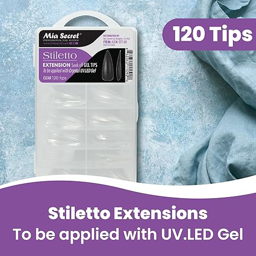 Miniatura 4 de Mia Secret Puntas de extensión de gel (Stiletto)