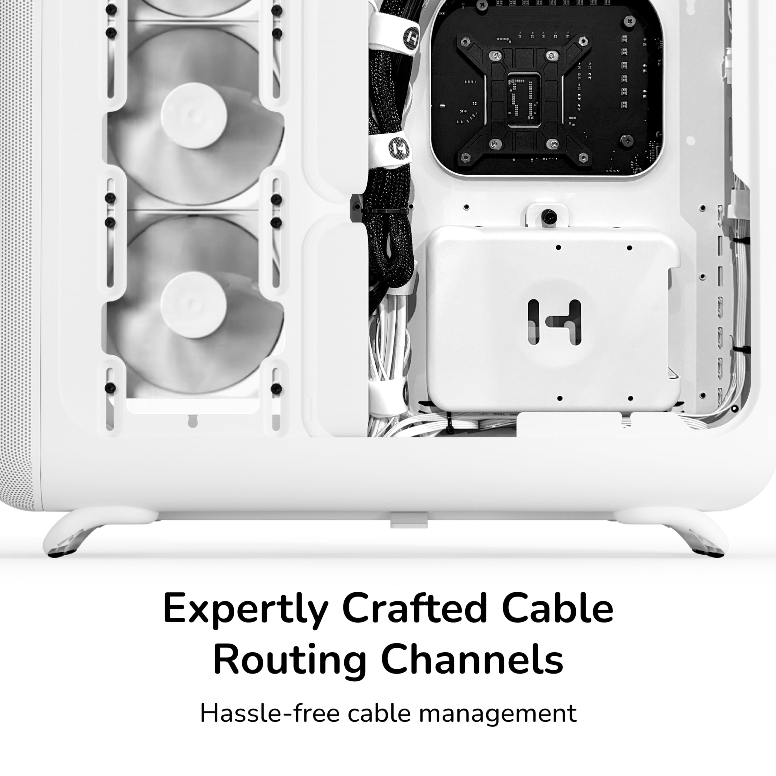 Hyte X50 Modern Performance ATX Mid-Tower PC Gaming Case - Królewna Śnieżka