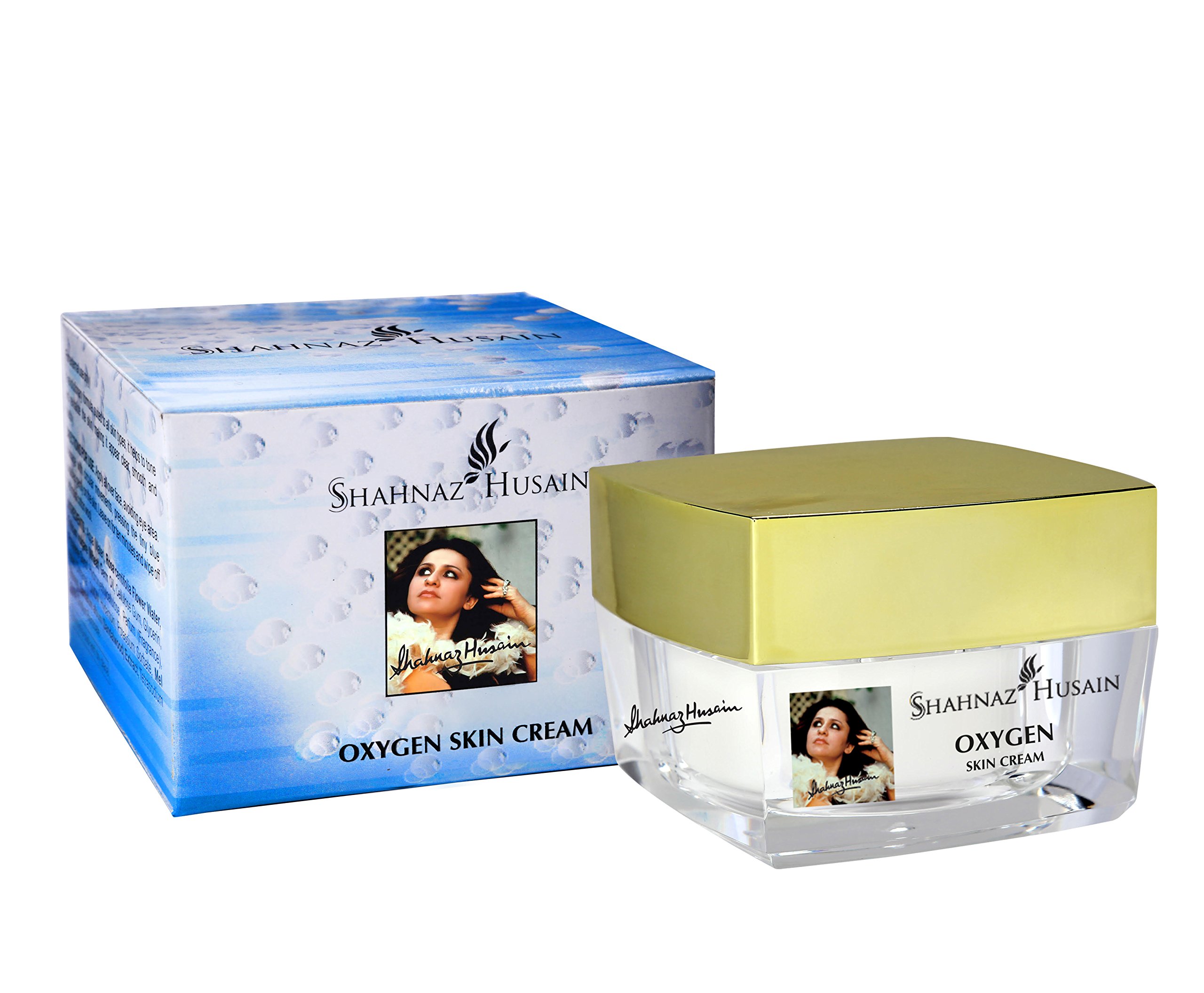 Shahnaz HusainOxygen Herbal Ayurvedic Skin Cream Latest International Packaging (1.4 oz. / 40 g)