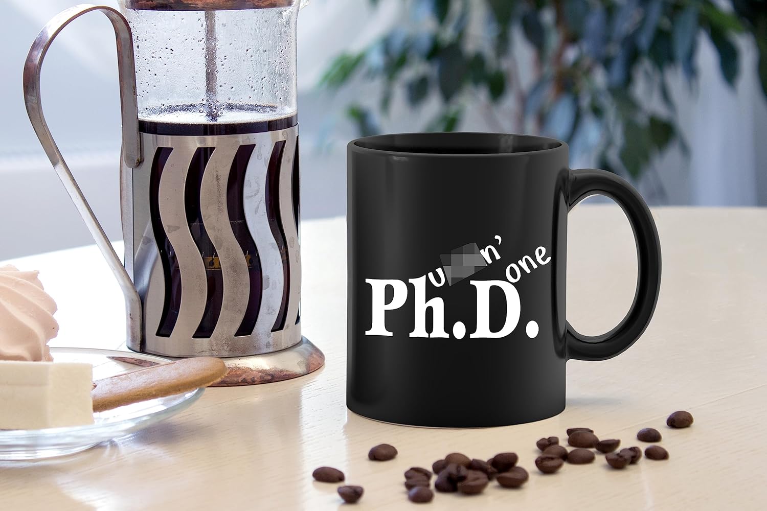 DOTAIN Phing Done PhD Degree Graduation Graduate 11oz Coffee Mug Ceramic Cup,Double-Sided Printed,Funny Doctorate Degree Graduation PHD Doctor Graduates Chemistry Gift,Phd Graduation Gifts - Image 4