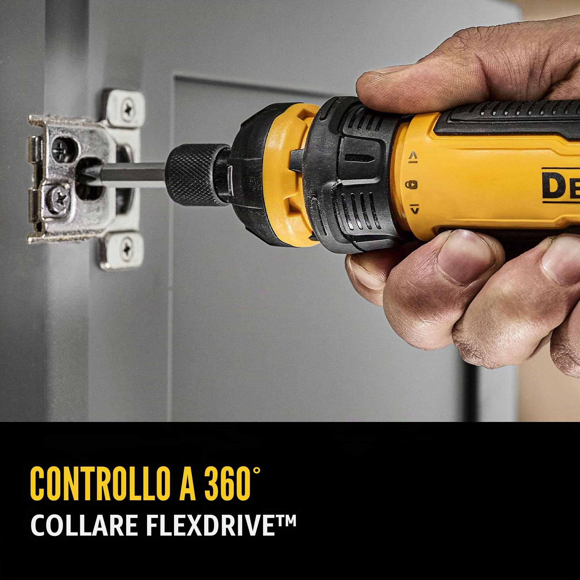 DEWALT Cacciavite senza fili con controllo FLEXDRIVE e punte per cacciavite (DWHT66719)