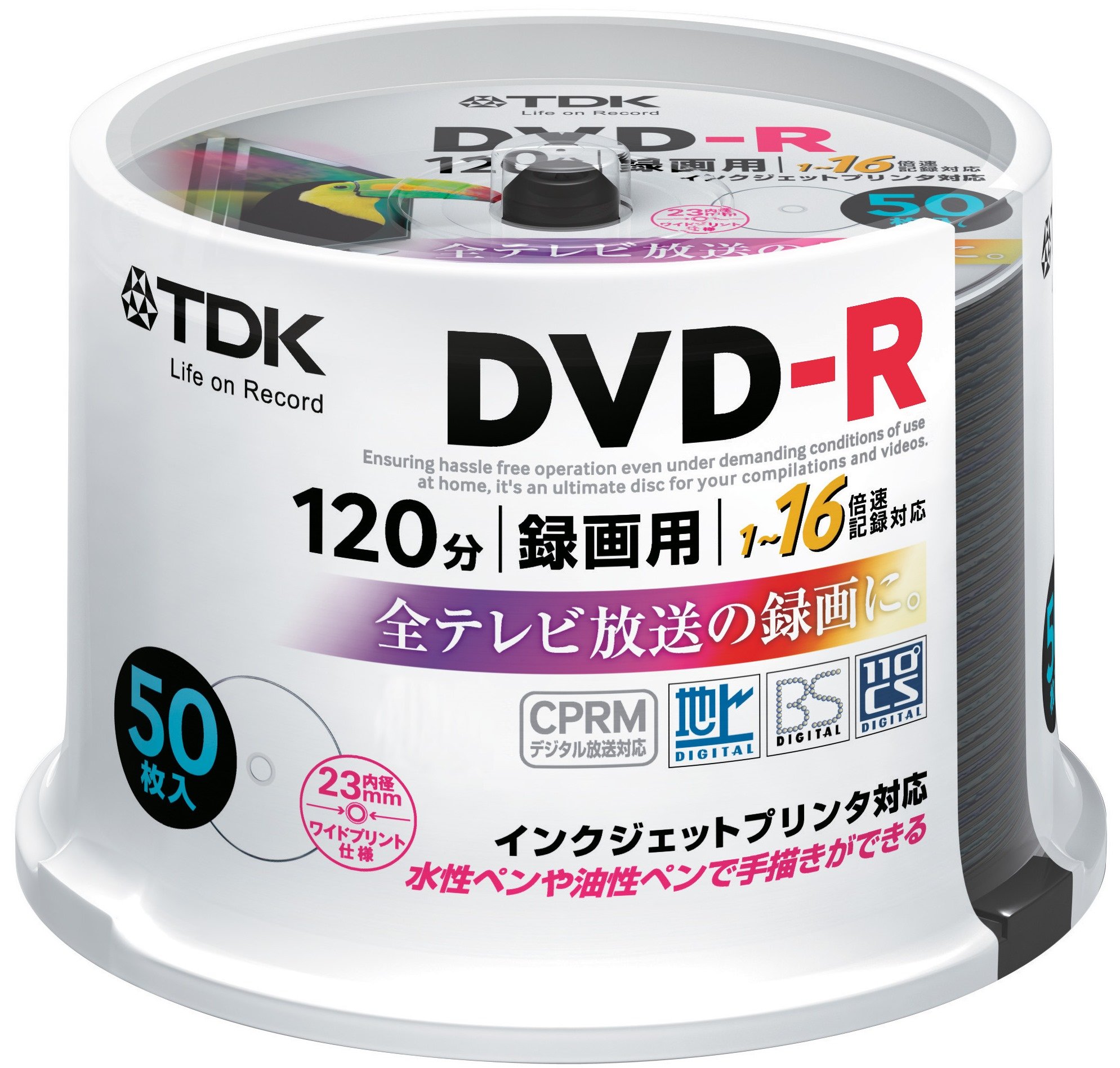 Amazon.co.jp: 【Amazon.co.jp限定】TDK 録画用DVD-R デジタル放送録画 