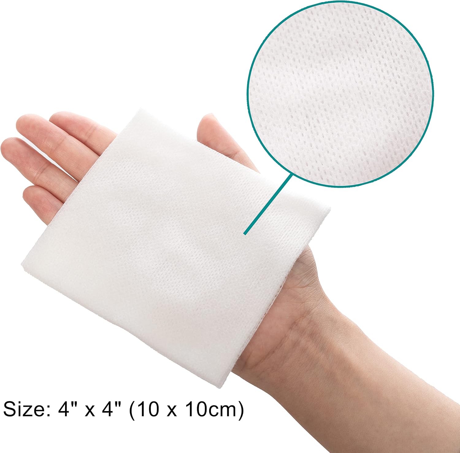 Sterile Gauze Sponges, 4" x 4" Non-Woven Wound Pads - Individually Wrapped Highly Absorbent Gauze Sponges Pads for Cushioning Minor Wounds, Cuts & Burns Wound Care (60 Packs, 120 Pieces Total)