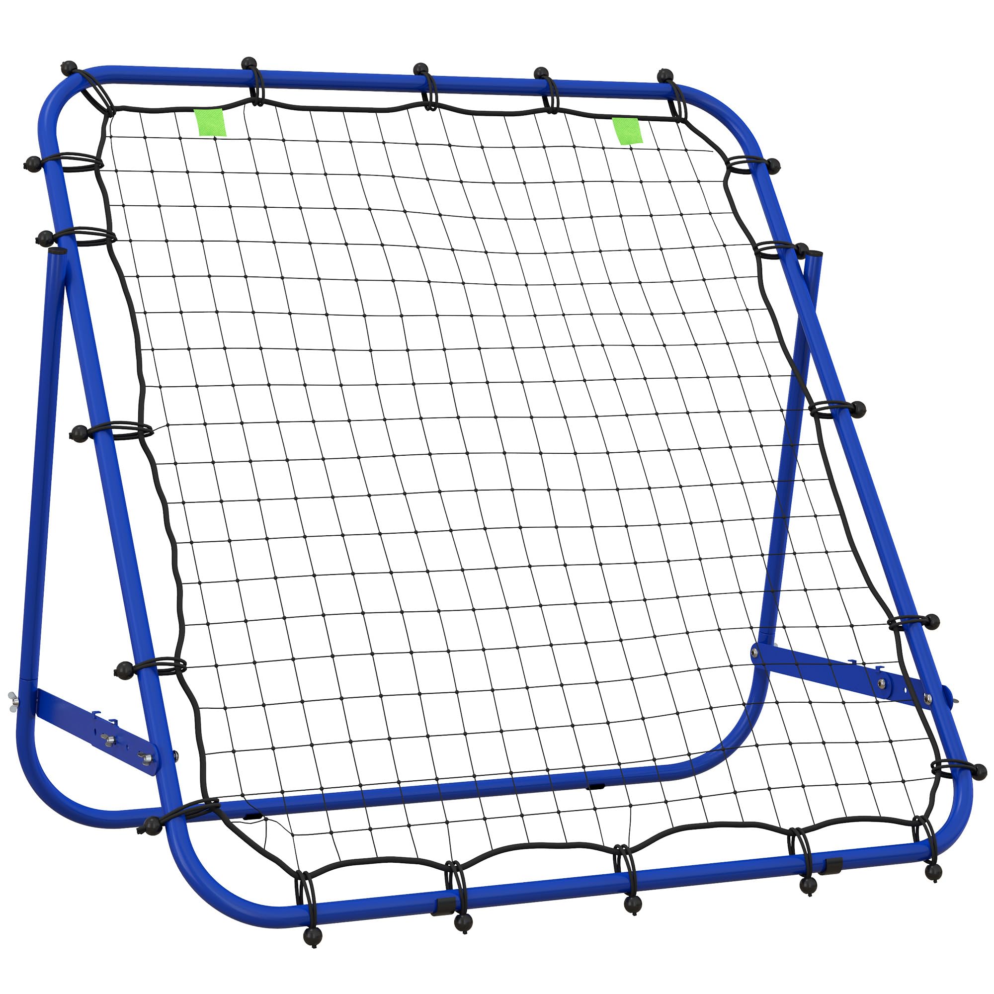 HOMCOM Football Rebounder Net, Adjustable Kickback Target Goal Teens Adults Training Aid for Multi-Sports Practise