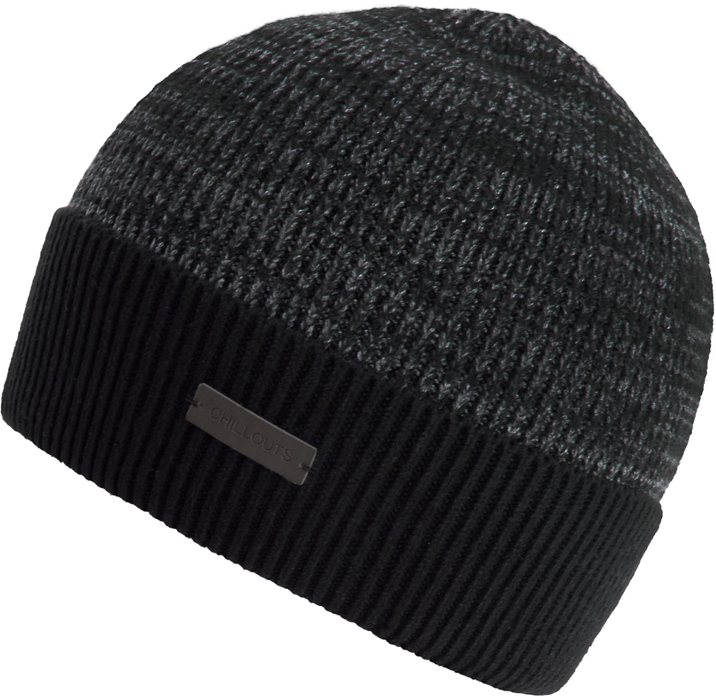 Bonnet CHILLOUTS Moritz Hat Homme Noir et Gris Foncé pour Hiver