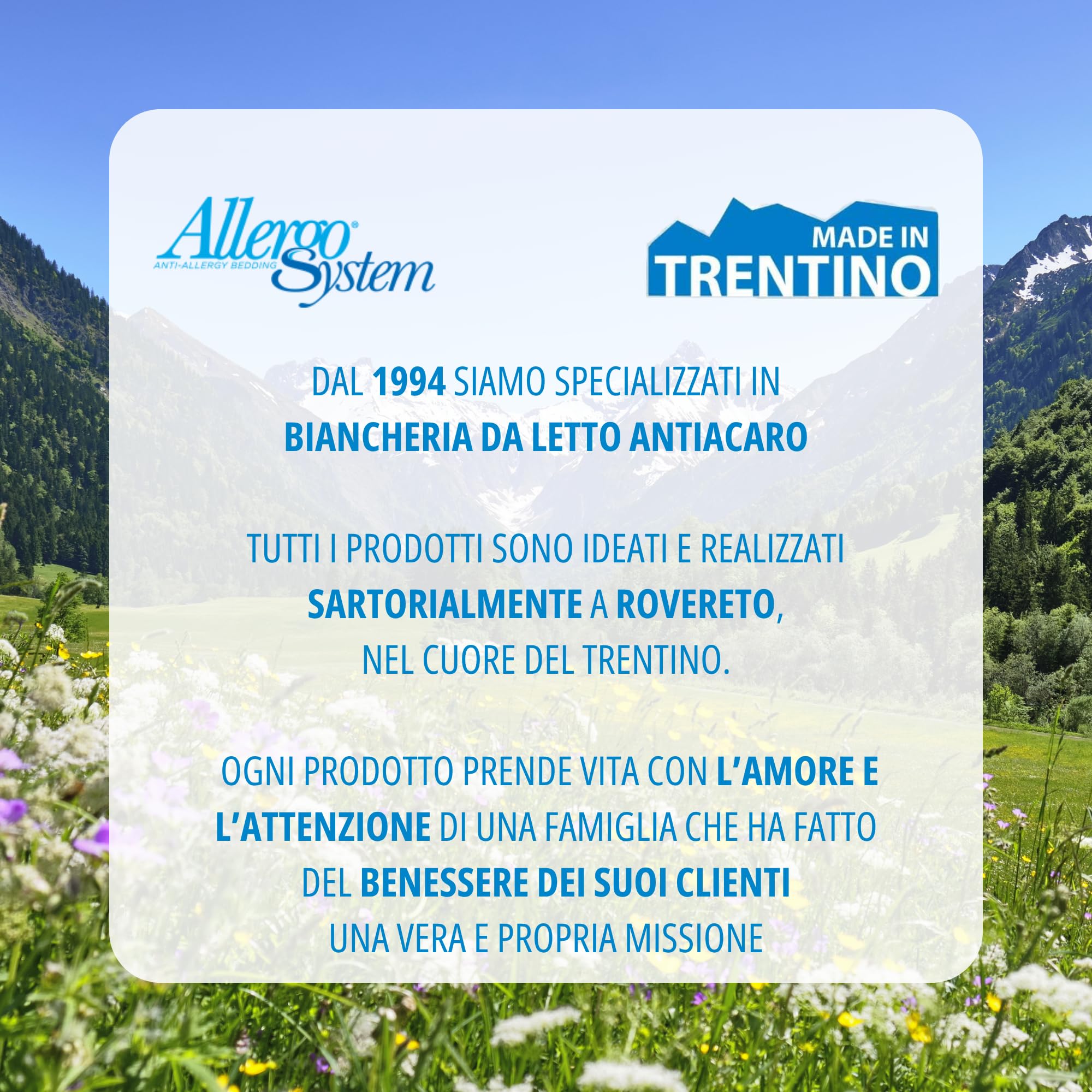 Allergosystem Copricuscino Antiacaro - Federa Cuscino Letto Cotone 50x80cm - Dispositivo Medico Antiacaro e Anallergico MADE IN ITALY - Linea Cotone (50x80cm)