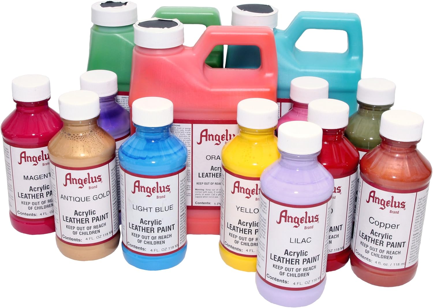 Angelus Acrylic Leather Paint-4oz.-English Tan