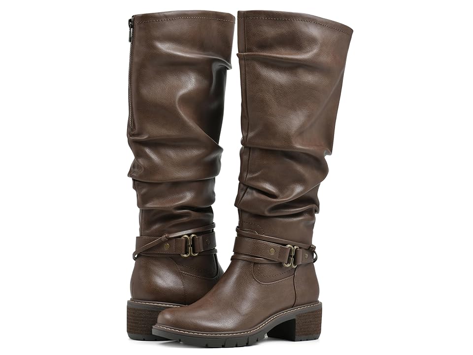 White Mountain Crammers (Chestnut) Women's Boots INTERNATIONAL SHIPPING