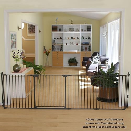 Miniatura 3 de Qdos Safety Construct-A-SafeGate Extensión larga  Pizarra  Sección extra de 23.5 pulgadas para Qdos Safety Construct-A-SafeGate - Úsala para crear