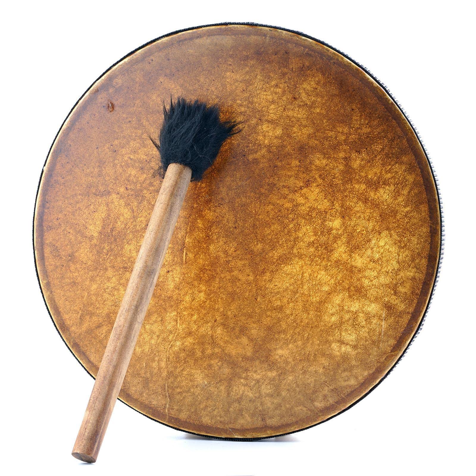 25 centimetri Sciamano Tamburo Albero della Vita Modello Etnico Tribale Spirito Draum Artigianato Strumento Musica Design Donna Telaio Musicale Tamb