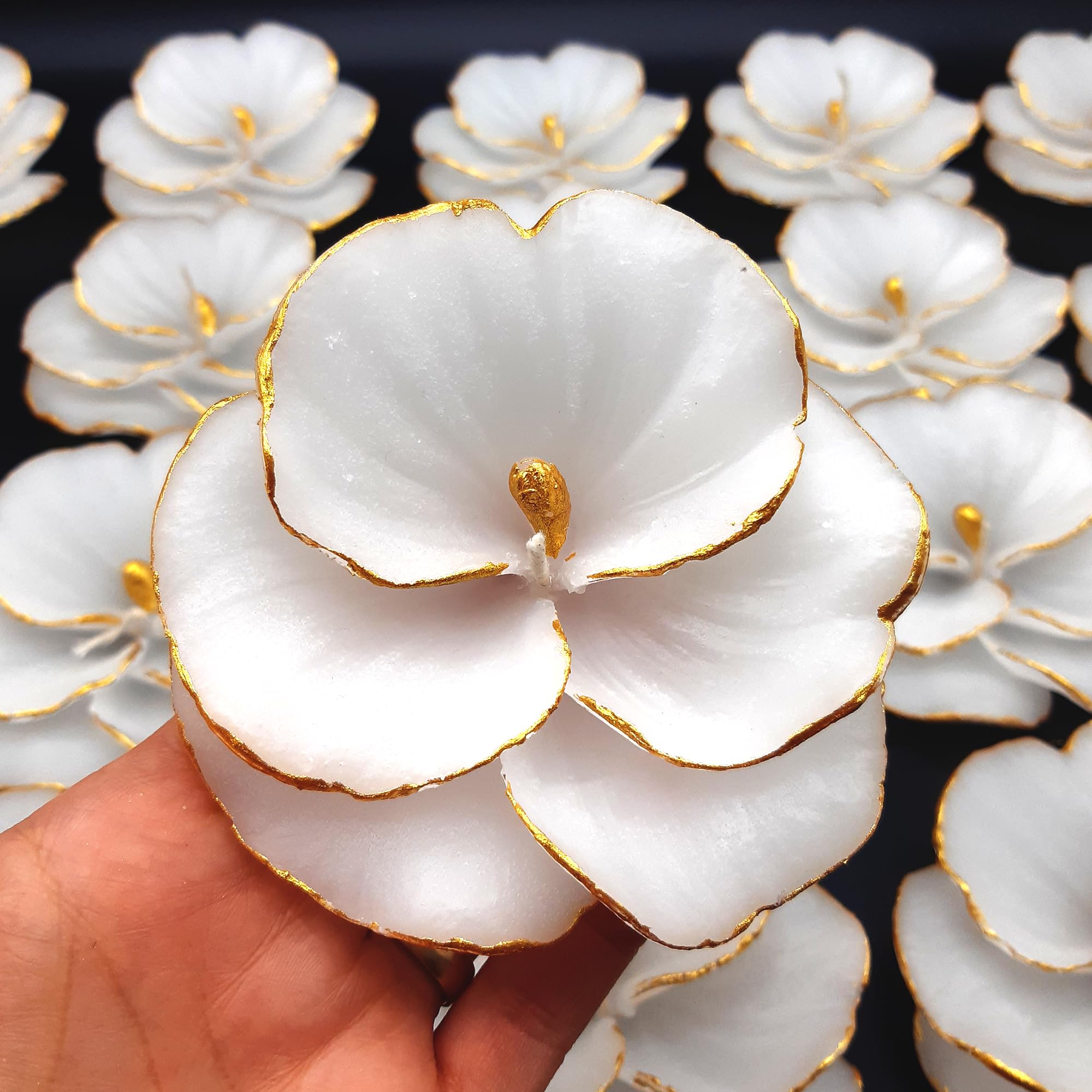 bomboniere matrimonio, orchidea candele bomboniere battesimo, anni ragazzo, comunione, cresima, anniversario di, compleanno bigliettini (4, 10, 20, 30, 50, 100, 150 opzioni disponibili sezione)