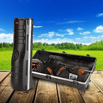 Amazon | SKB ゴルフバッグ 輸送用トラベルハードケース TSAロック付き