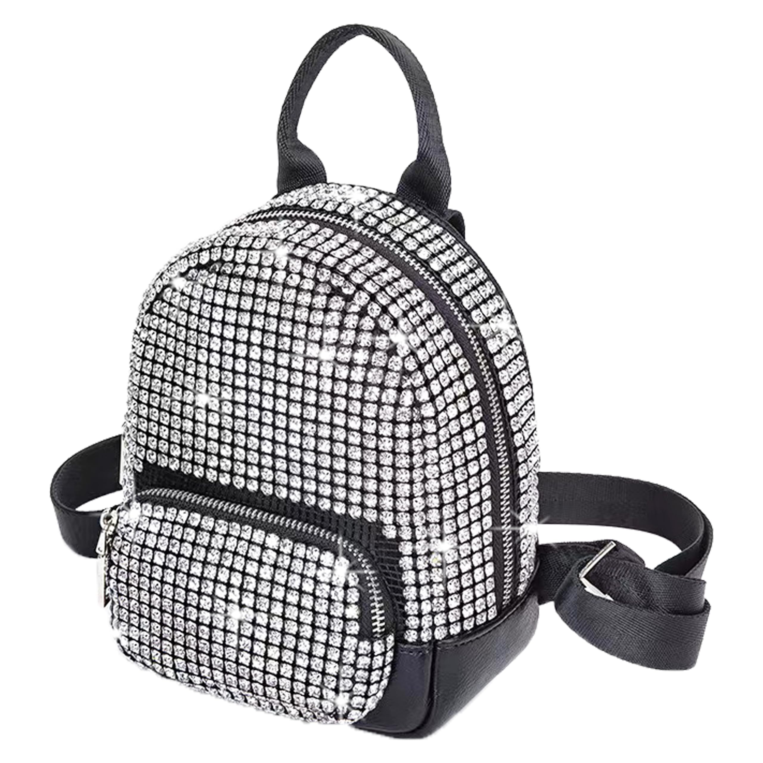 Rhinestone Purses for Women Bling Rhinestone Bag Shiny Silver Purse Evening Bag Sparkly Clutch Purses for Women