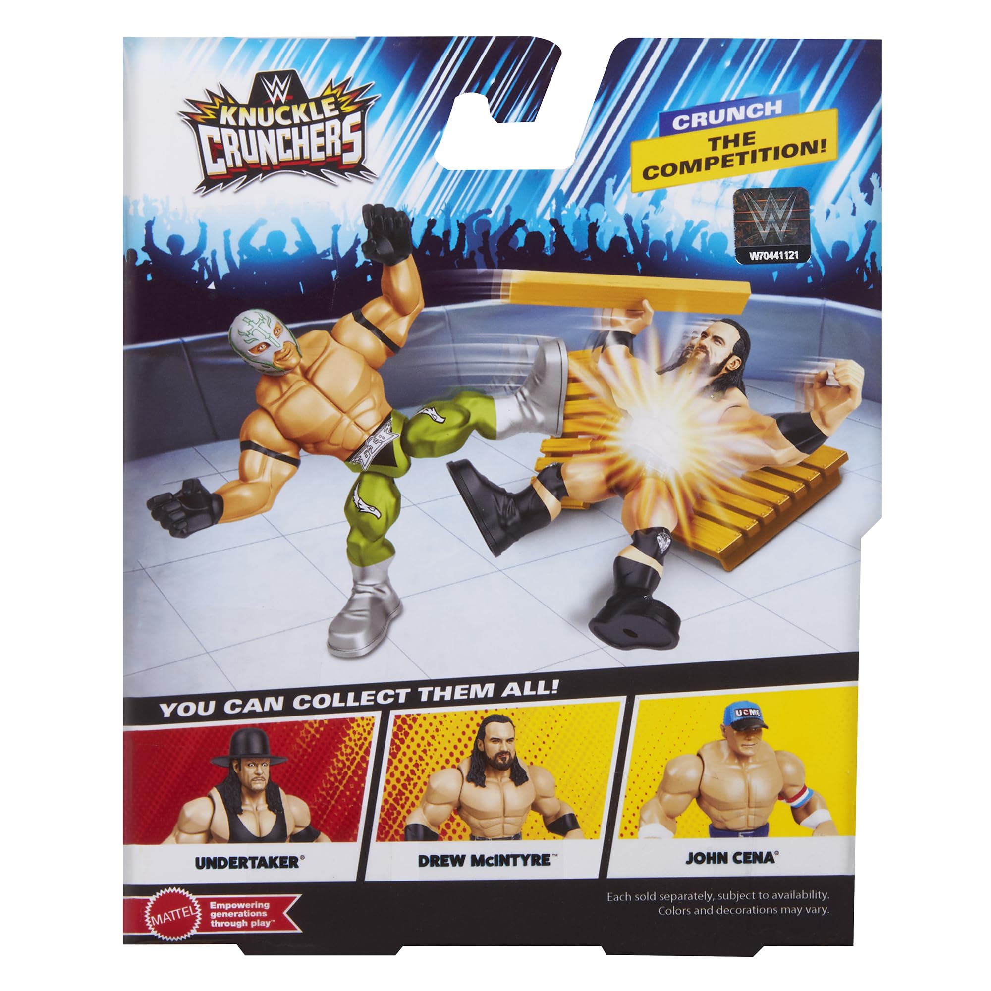 ●MR.RELIEF  Super Rare Amazon.com: WWE Rey Mysterio (Green) Knuckle Crunchers 6 Toy