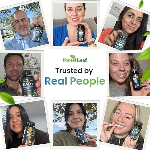 Miniatura 8 de Suplemento NAD+ - 500 mg de NAD Plus puro para energía, concentración, piel y apoyo antienvejecimiento - Suplementos NAD sin gluten sin OMG para