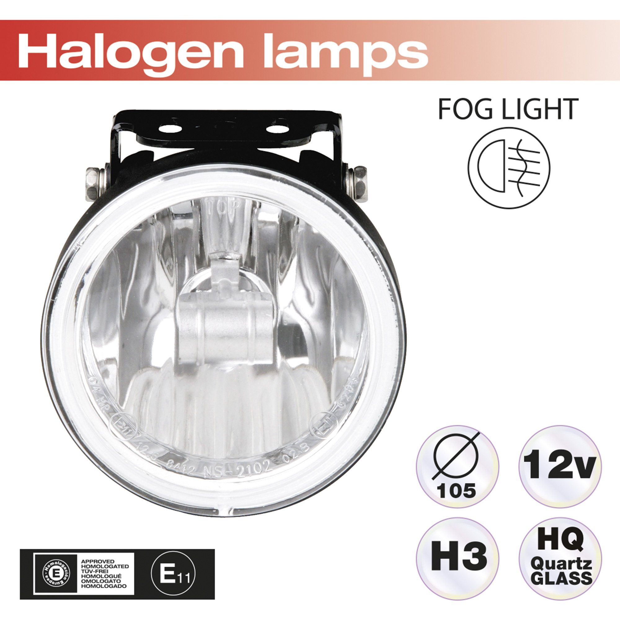 Sumex 3401702 4 x 4 zestaw lamp kompaktowa mgła - biała